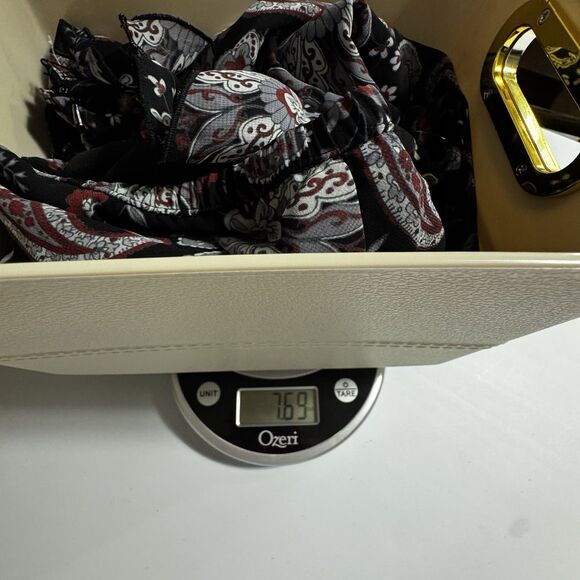 Vintage YTK Paisley skirt, asymmetrical hem, Ruffle, fairy, Dark academia Size 8 - Picture 7 of 7